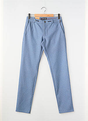 Pantalon chino stretch taille normale bleu RED POINT homme