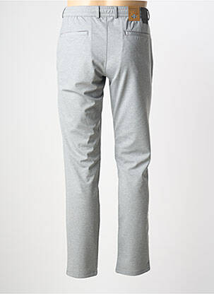 Pantalon chino stretch taille normale gris RED POINT homme