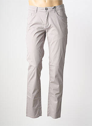 Pantalon slim stretch taille normale gris RED POINT homme