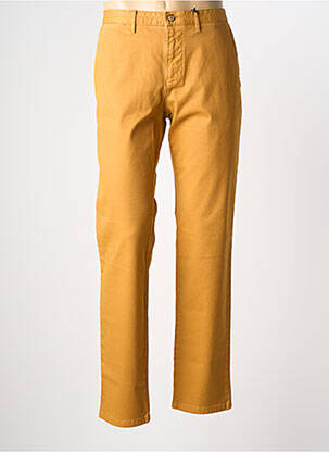 Pantalon chino stretch taille normale orange 16 SHADES homme
