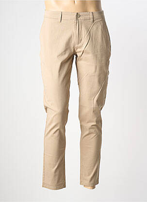 Pantalon chino stretch taille normale beige ONLY & SONS homme