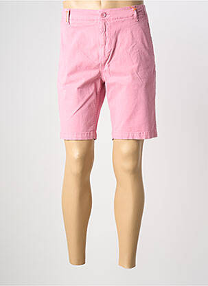 Bermuda stretch taille normale rose KAPORAL homme