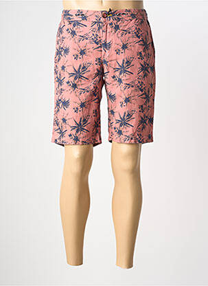 Short fermeture zippée sous rabat boutonné taille normale rose 16 SHADES homme