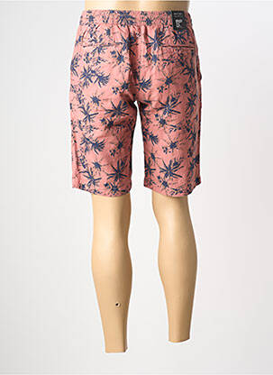 Short fermeture zippée sous rabat boutonné taille normale rose 16 SHADES homme