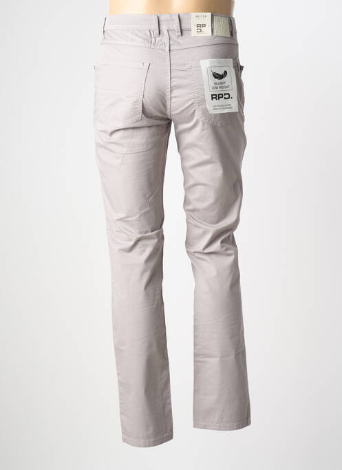 Pantalon slim stretch taille normale gris RED POINT homme