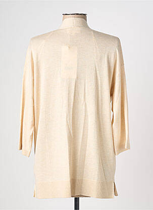 Gilet manches longues manches 3/4 beige GRACE & MILA femme