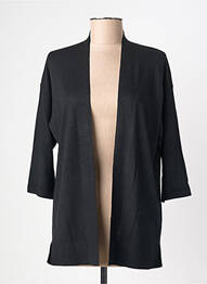 Gilet manches longues manches 3/4 noir GRACE & MILA femme