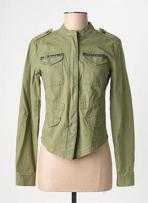Veste casual poches vert ONLY femme