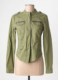 Veste casual poches vert ONLY femme