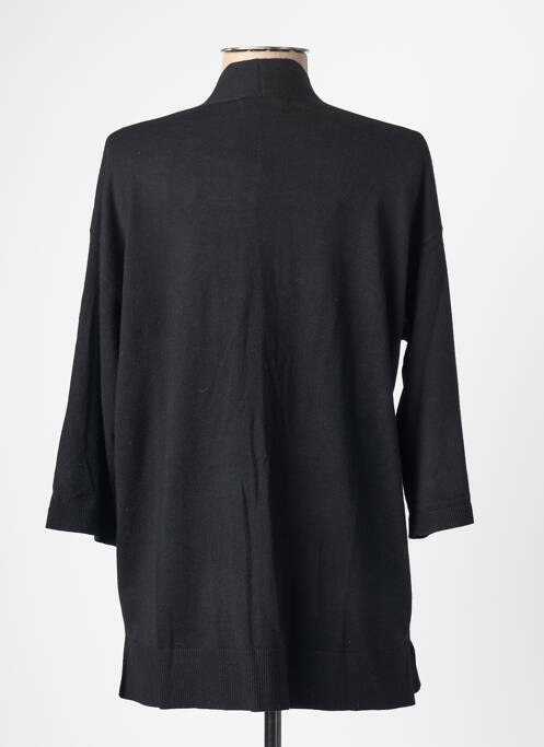 Gilet manches longues manches 3/4 noir GRACE & MILA femme