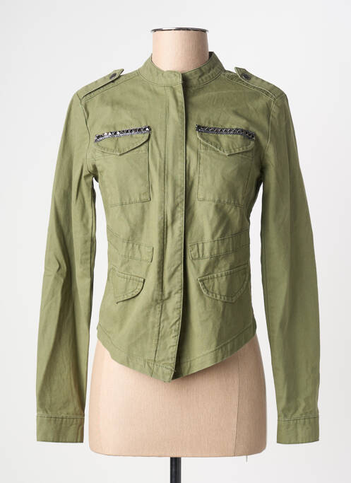 Veste casual poches vert ONLY femme