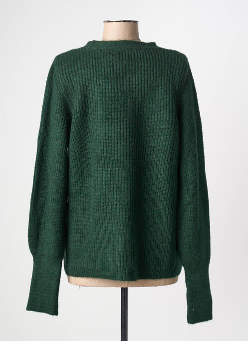 Gilet manches longues vert ONLY femme