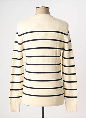 Pull stretch manches longues beige ONLY & SONS homme