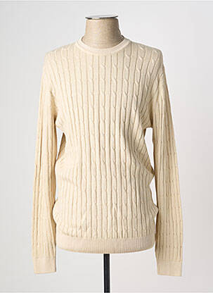 Pull stretch manches longues beige ONLY & SONS homme