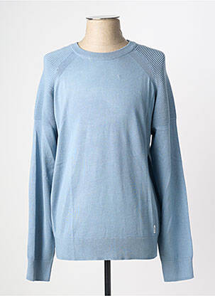 Pull stretch manches longues bleu KAPORAL homme