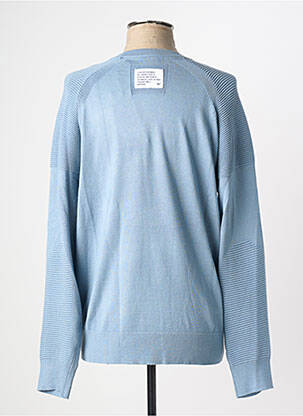 Pull stretch manches longues bleu KAPORAL homme