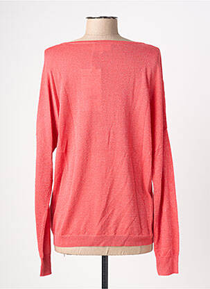 Pull col rond manches longues rouge GRACE & MILA femme