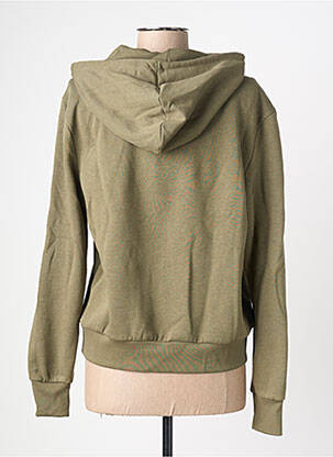 Sweat-shirt à capuche stretch manches longues vert ONLY femme