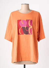 T-shirt manches mi-longues manches courtes orange GRACE & MILA femme