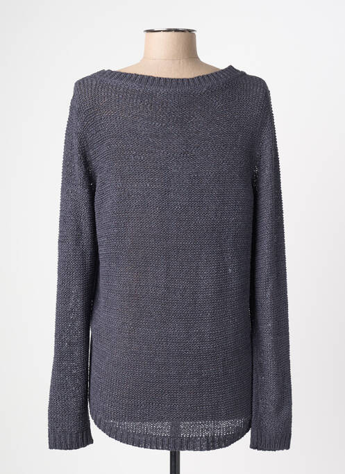 Pull stretch manches longues gris ONLY femme