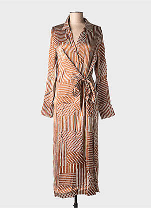 Robe longue marron GRACE & MILA femme