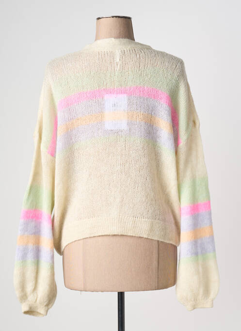 Gilet manches longues beige ONLY femme