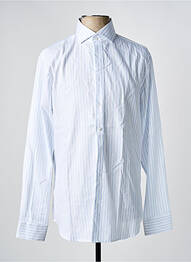 Chemise manches longues imprimé fantaisie bleu SEIDEN STICKER homme