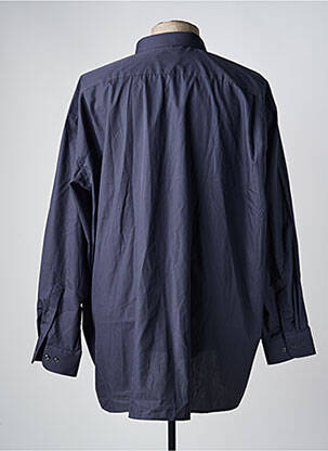 Chemise manches longues imprimé fantaisie bleu SEIDEN STICKER homme