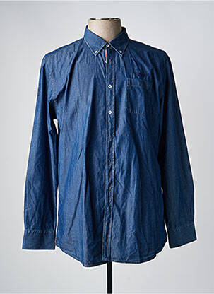 Chemise manches longues bleu LA SQUADRA homme