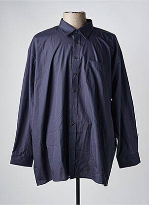 Chemise manches longues bleu SEIDEN STICKER homme