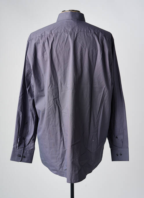 Chemise manches longues gris SEIDEN STICKER homme