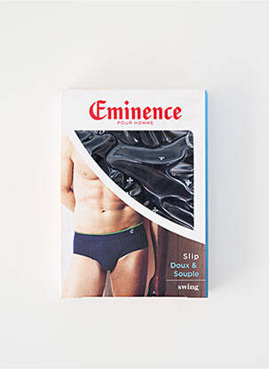 Slip imprimé fantaisie noir EMINENCE homme