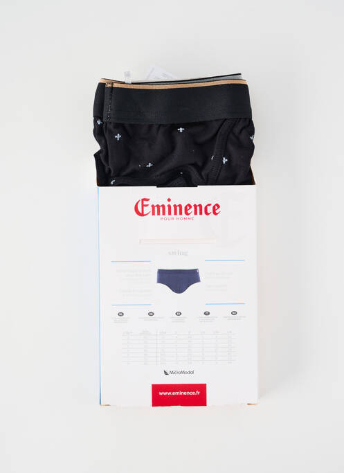 Slip noir EMINENCE homme