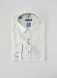 Chemise manches longues coupe droite blanc DARIO BELTRAN homme