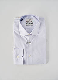 Chemise manches longues coupe droite gris DARIO BELTRAN homme
