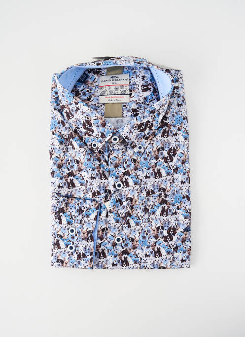 Chemise manches longues bleu DARIO BELTRAN homme