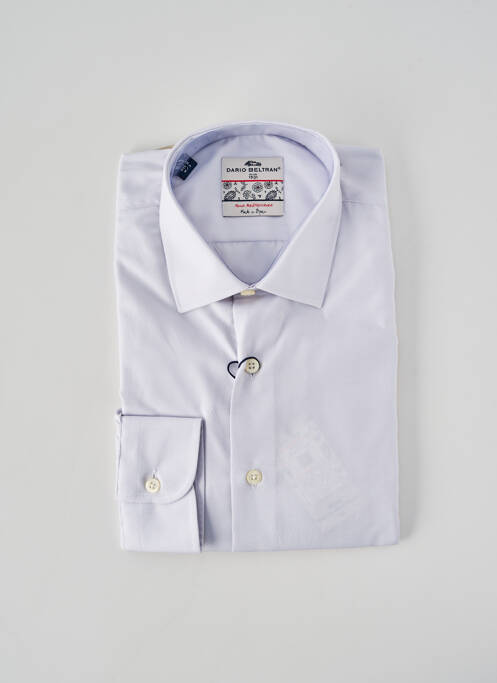 Chemise manches longues gris DARIO BELTRAN homme