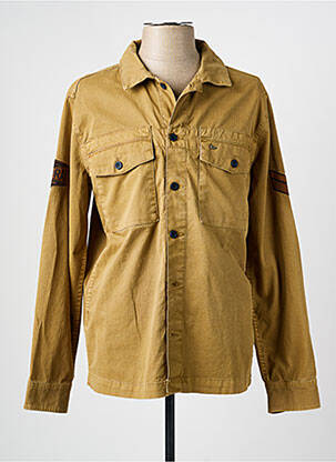 Chemise manches longues coupe cintrée vert KAPORAL homme