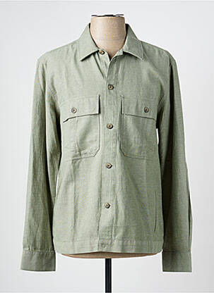 Chemise manches longues coupe cintrée vert ONLY & SONS homme