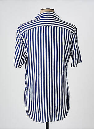 Chemise manches courtes coupe cintrée bleu ONLY & SONS homme