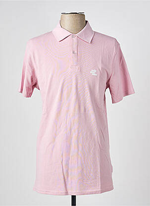 Polo stretch manches courtes rose ONLY & SONS homme