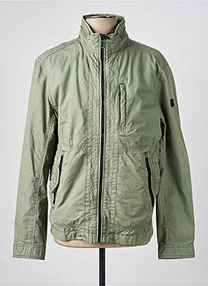 Veste casual poignets pressionnés vert RED POINT homme