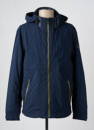Coupe-vent poches a capuche bleu RED POINT homme