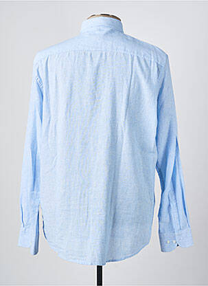 Chemise manches longues coupe cintrée bleu CARLOS CORDOBA homme