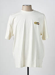 T-shirt stretch manches courtes beige ONLY & SONS homme