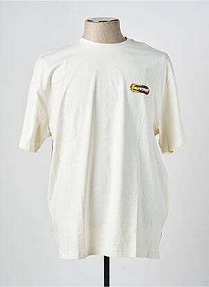 T-shirt stretch manches courtes beige ONLY & SONS homme