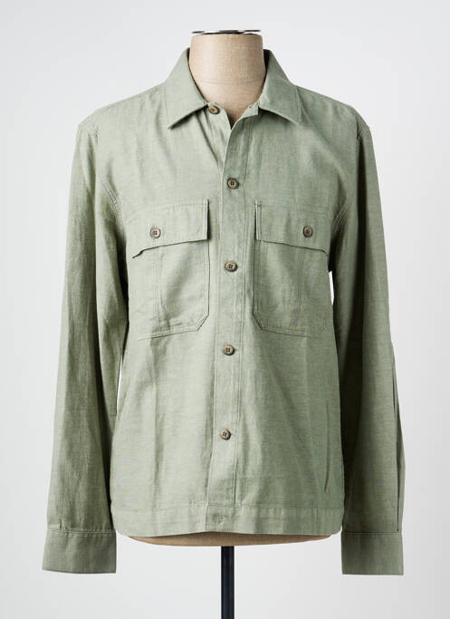 Chemise manches longues coupe cintrée vert ONLY & SONS homme