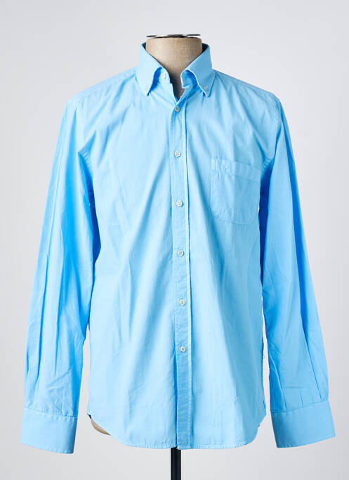 Chemise manches longues coupe cintrée bleu CARLOS CORDOBA homme