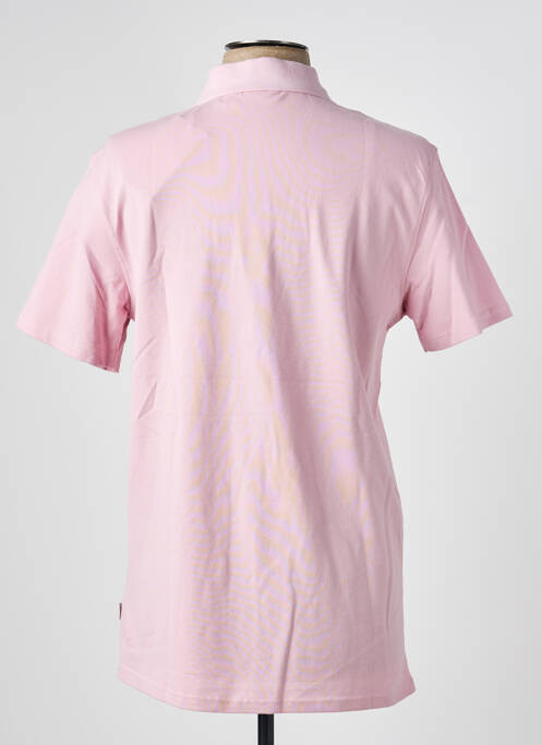 Polo stretch manches courtes rose ONLY & SONS homme