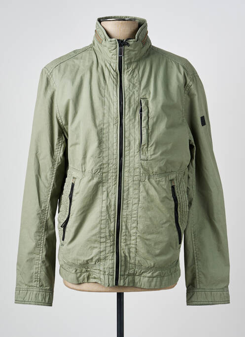 Veste casual poignets pressionnés vert RED POINT homme